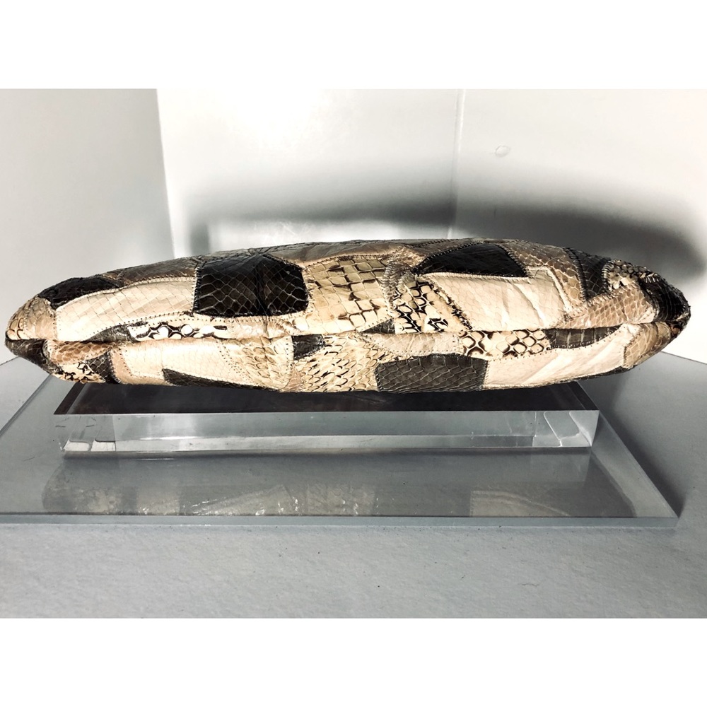 Vintage Python Patch Clutch - image 4